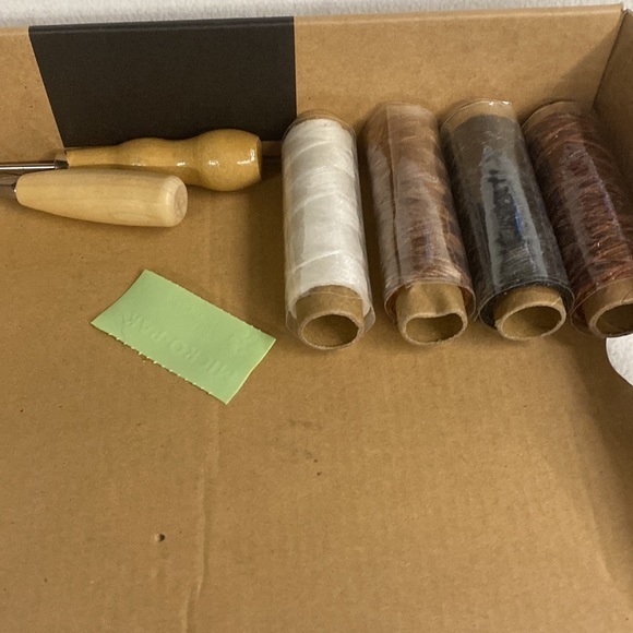 Home 100% Leather working DYI Professional project make leather goods new kit - Picture 7 of 11